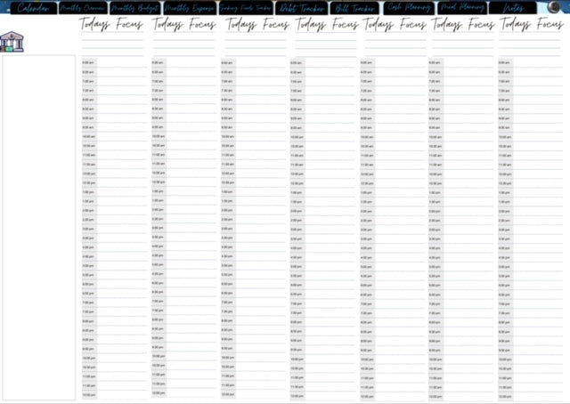 Luxury Moon Digital Planner