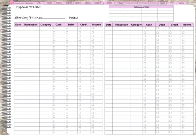 Love Finance Digital Budget Planner