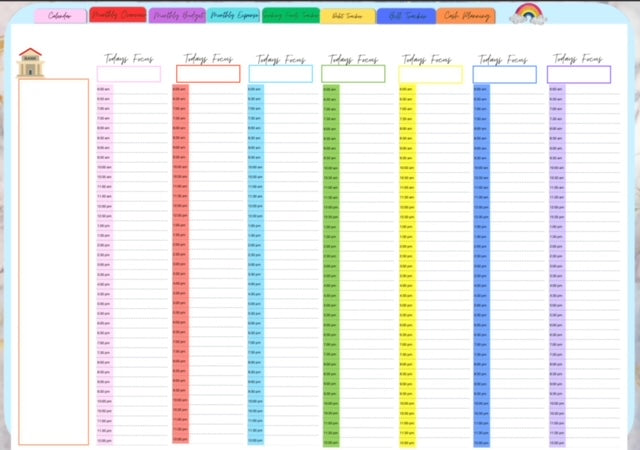 Rainbow Budgets Monthly