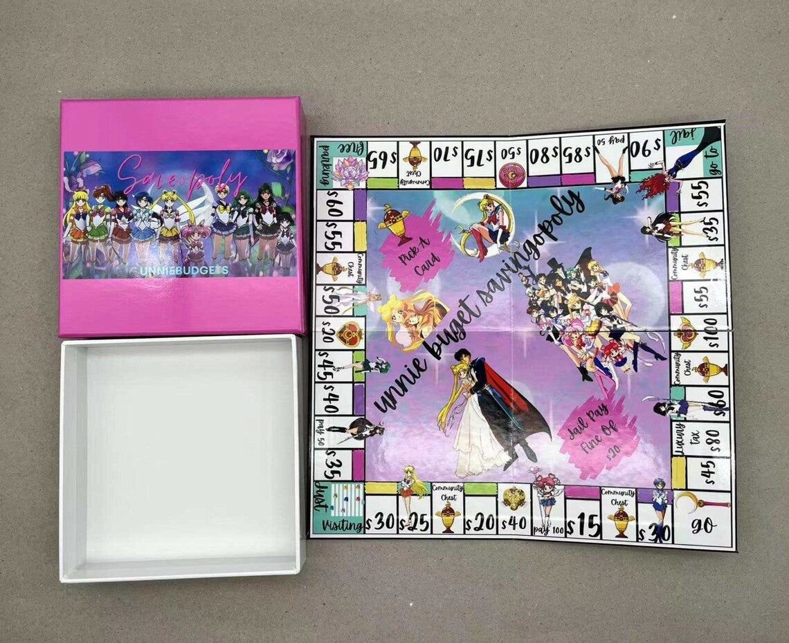 Sailormoon Saveopoly Board