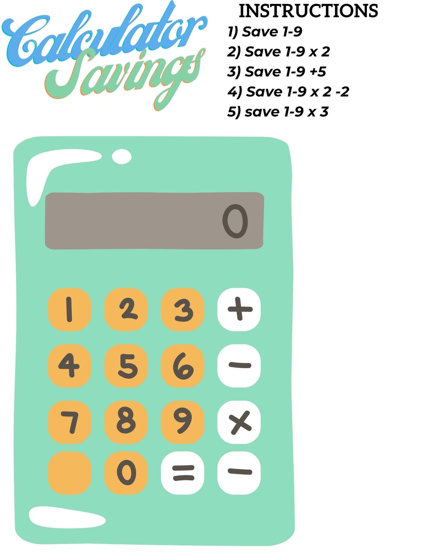 Calculator Savings