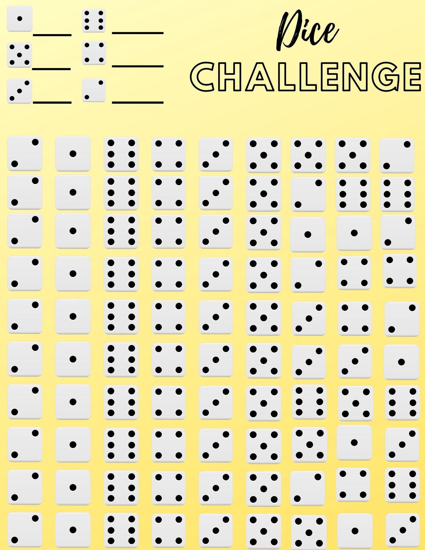 Dice Challenge