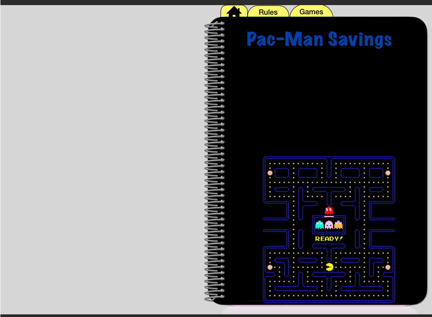 Digital Savings Pacman Edition – Mrsmillionbudgets