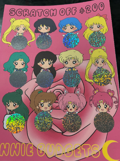 Sailor Moon Scratch Off