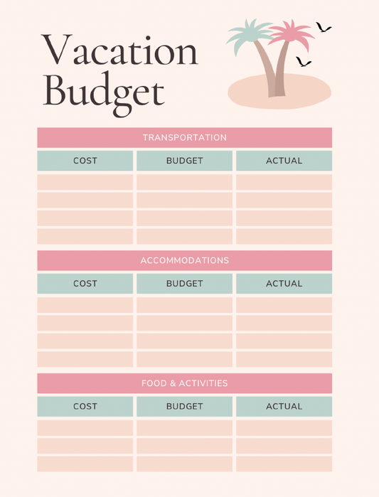 Vacation Budget